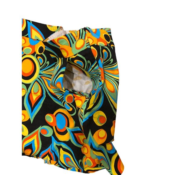 Loudmouth Golf Skort W's 4 Legacy Shagadelic Black Cotton Stretch Pockets - Picture 5 of 10